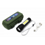 Ліхтар ручний металевий світлодіодний USB BL-511 акумуляторний