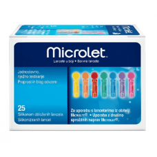 Ланцети Мікролет (Microlet) 25шт універсальні