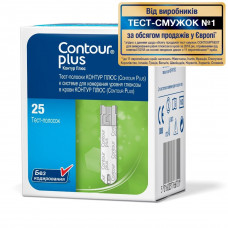 Тест смужки Контур Плюс 25 шт (Contour Plus) Тест смужки Контур Плюс 25 шт (Contour Plus)