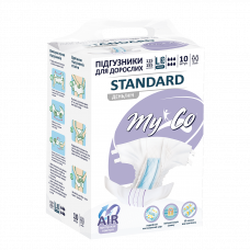 Підгузки для дорослих MyCo Standard розмір L / 3 №10