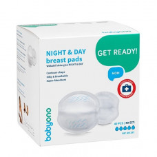 Прокладки лактаційні BabyOno Night&Day 40шт Прокладки лактаційні BabyOno Night&Day 40шт