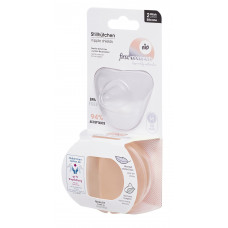 Силіконові накладки на груди "Перші моменти" розмір L, 2шт + кейс