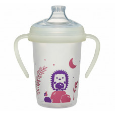 Тренувальна поїлка NIP з ручками та м'яким силіконовим носиком Тренувальна поїлка NIP з ручками та м'яким силіконовим носиком