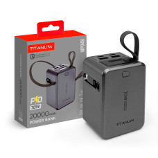 Павербанк 20000mAh TITANUM WP049 PD70W Grey