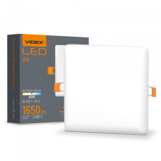 LED светильник безрамочный квадратный VIDEX VLE-DLFS-154 15W 4000K 220V