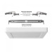 LED светильник квадратный VIDEX DL6S 12W 3000K-4000K-6500K White