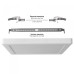 LED светильник квадратный VIDEX DL6S 18W 3000K-4000K-6500K White