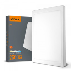 LED светильник квадратный VIDEX DL6S 24W 3000K-4000K-6500K White