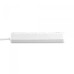 Сетевой удлинитель VIDEX ONCORD с/с 3п 3м (3x1.5мм) 2.4А 2USB+USB-C с кнопкой White
