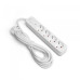 Сетевой удлинитель VIDEX ONCORD с/с 4п 3м (3x1.5мм) с кнопкой White