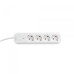 Сетевой удлинитель VIDEX ONCORD с/с 4п 3м (3x1.5мм) с кнопкой White