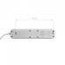Сетевой удлинитель VIDEX ONCORD с/с 4п 3м (3x1.5мм) с кнопкой White