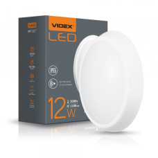 LED светильник IP65 овальный VIDEX 12W 5000K белый сенсорный LED светильник IP65 овальный VIDEX 12W 5000K белый сенсорный