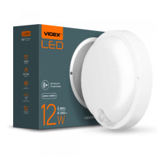 LED светильник с датчиком ИК IP54 круглый VIDEX 12W 5000K сенсорный белый LED светильник с датчиком ИК IP54 круглый VIDEX 12W 5000K сенсорный белый