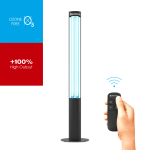 Бактерицидний опромінювач BactoSfera 360° U60 +100% RC-TIMER Black