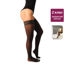 Панчохи компресійні медичні 2 клас (чорні) Transparent Прозорі