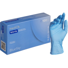 Рукавички нітрилові MediOk Nitrile BlueSky 3.7г 100шт