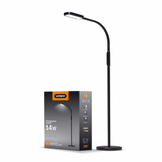 LED торшер чорний VIDEX TF07B 14W 3000-5500K LED торшер чорний VIDEX TF07B 14W 3000-5500K