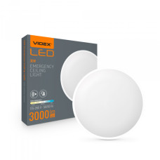 LED Світильник аварійний накладний з датчиком руху VIDEX 30W 2700-6500K 220V