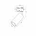 Светильник VIDEX под лампу GU10 SPF06C трековый белый