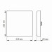 LED светильник безрамочный квадратный VIDEX 33W 4100K