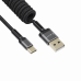 Кабель спиральный USB Type-C HAVIT HV-CB6252 2.4A 1.5м