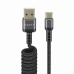 Кабель спиральный USB Type-C HAVIT HV-CB6252 2.4A 1.5м