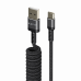 Кабель спиральный USB Type-C HAVIT HV-CB6252 2.4A 1.5м