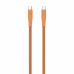 Кабель USB-C to USB-C HAVIT HV-CB6254 PD60W 3A 1м з LED індикатором Orange