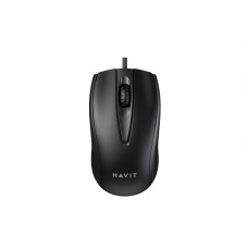 Проводная мышь HAVIT HV-MS871 USB Black (1200 DPI, 3 кл)
