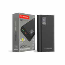 Повербанк TITANUM 727S 20000mAh 22.5W Black Повербанк TITANUM 727S 20000mAh 22.5W Black