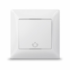 Кнопка дзвінка біла TITANUM STANDARD