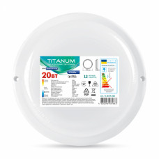 LED світильник IP65 круглий TITANUM 20W 6500K TL-BHR-206 LED світильник IP65 круглий TITANUM 20W 6500K TL-BHR-206