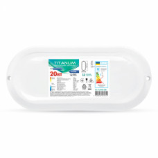 LED світильник IP65 овальний TITANUM 20W 6500K TL-BHO-206 LED світильник IP65 овальний TITANUM 20W 6500K TL-BHO-206