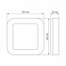 LED светильник ART IP65 квадратный VIDEX 30W 5000K