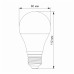LED лампа VIDEX A60e 12W E27 3000K