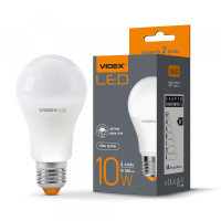 "Сенсор" LED лампа VIDEX A60e 10W E27 4100K с сенсором освещения