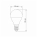 LED лампа VIDEX G45e 3.5W E14 3000K