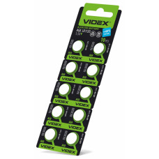 Батарейка годинникова Videx AG 8/LR1120 BLISTER CARD 10 шт