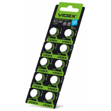 Батарейка годинникова Videx AG13/LR44 10шт