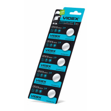 Батарейка літієва Videx CR1616 5шт BLISTER CARD