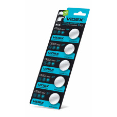 Пошук Батарейка літієва Videx CR2025 5шт BLISTER CARD Пошук Батарейка літієва Videx CR2025 5шт BLISTER CARD
