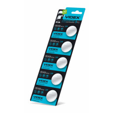 Батарейка літієва Videx CR2430 5шт BLISTER CARD