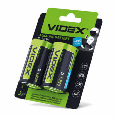 Батарейка лужна Videx LR20/D 1шт