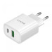 Зарядний пристрій HAVIT UC111 PRO 20W USB-A+USB-C White Зарядний пристрій HAVIT UC111 PRO 20W USB-A+USB-C White