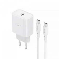 Зарядний пристрій HAVIT ST934 20W USB-C з кабелем USB-C - USB-C