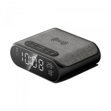 Бездротова зарядка з годинником HAVIT W3040 15W Black