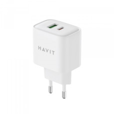 Зарядний пристрій HAVIT HV-UCP014 20W USB+USB-C White