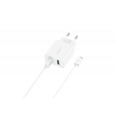 Зарядний пристрій HAVIT HV-ST115 2USB з кабелем Lightning
